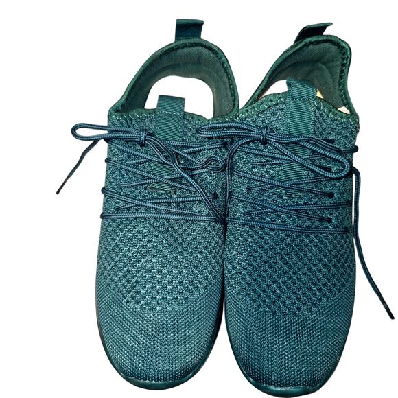 NWOT 6.5 (38) Green Running Men's Tennis Shoe Athletic Sneaker Lite Weight New - Picture 2 of 7